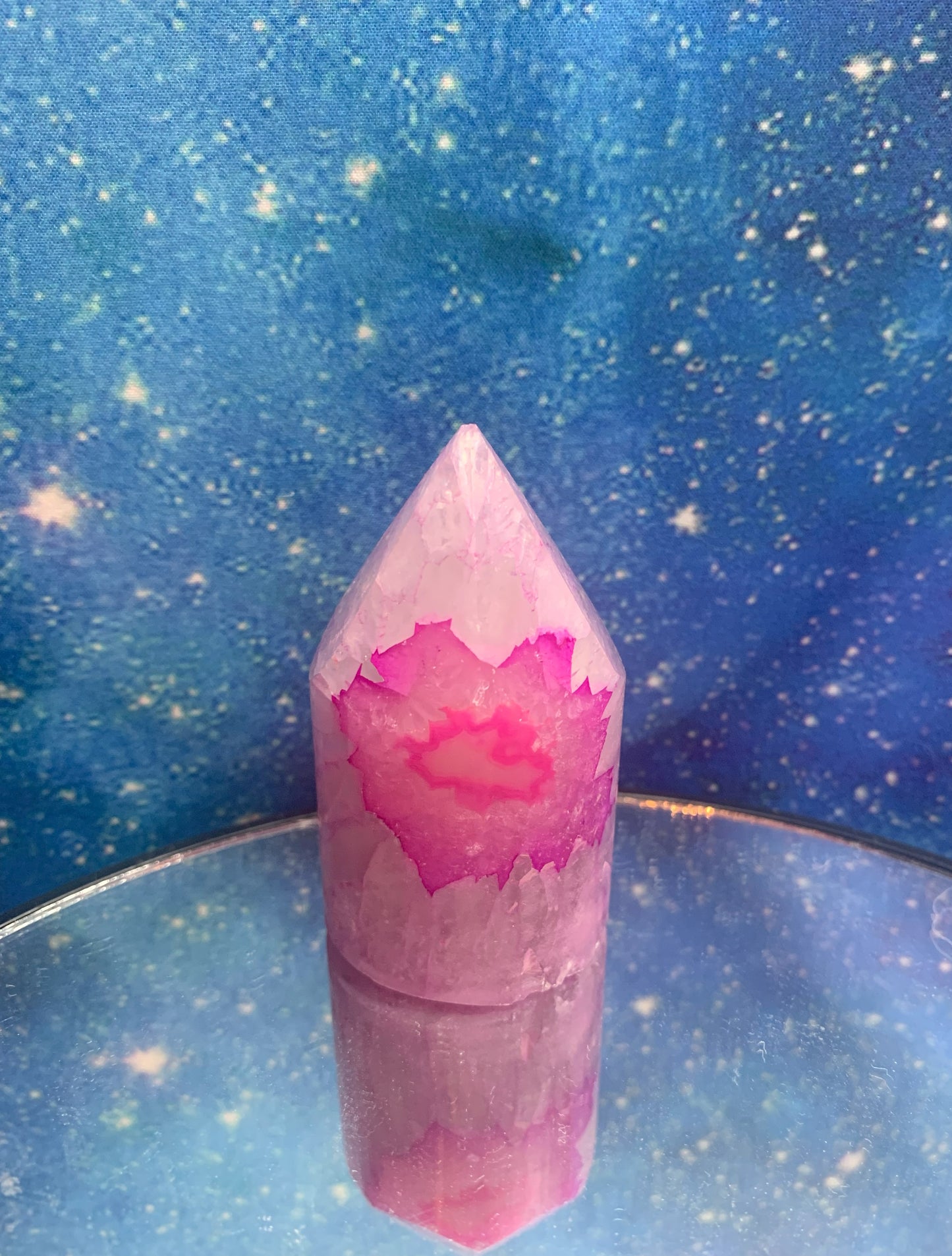 Pink Agate Pillar