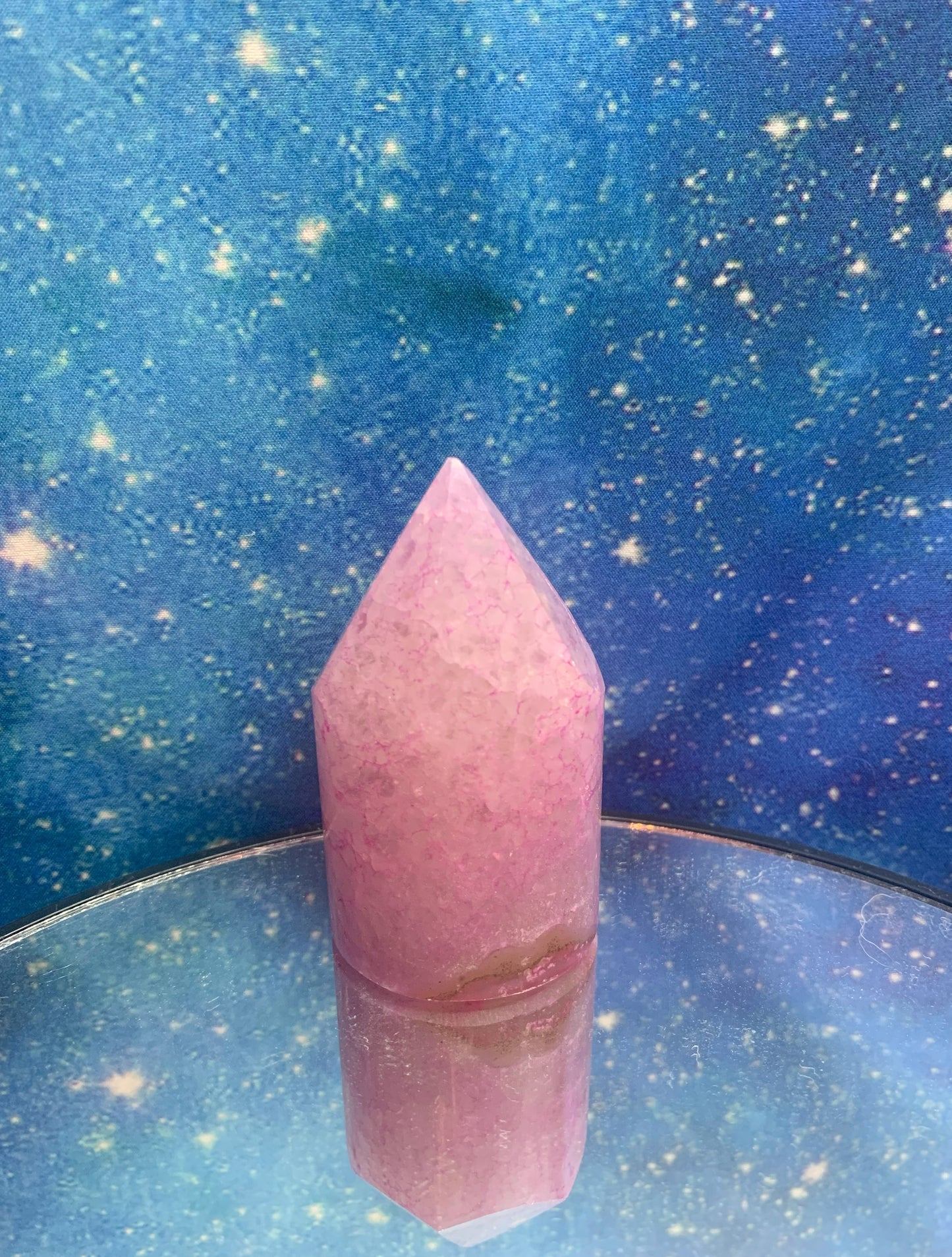 Pink Agate Pillar