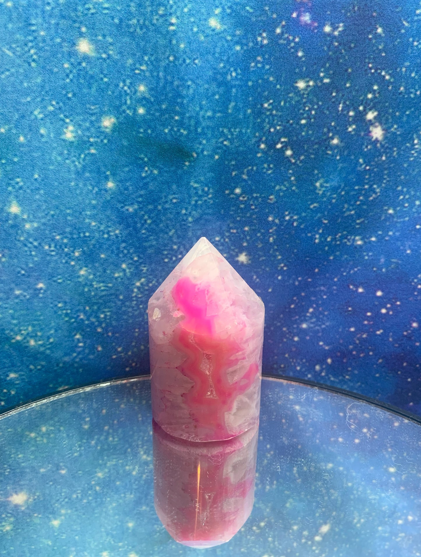 Pink Agate Pillar