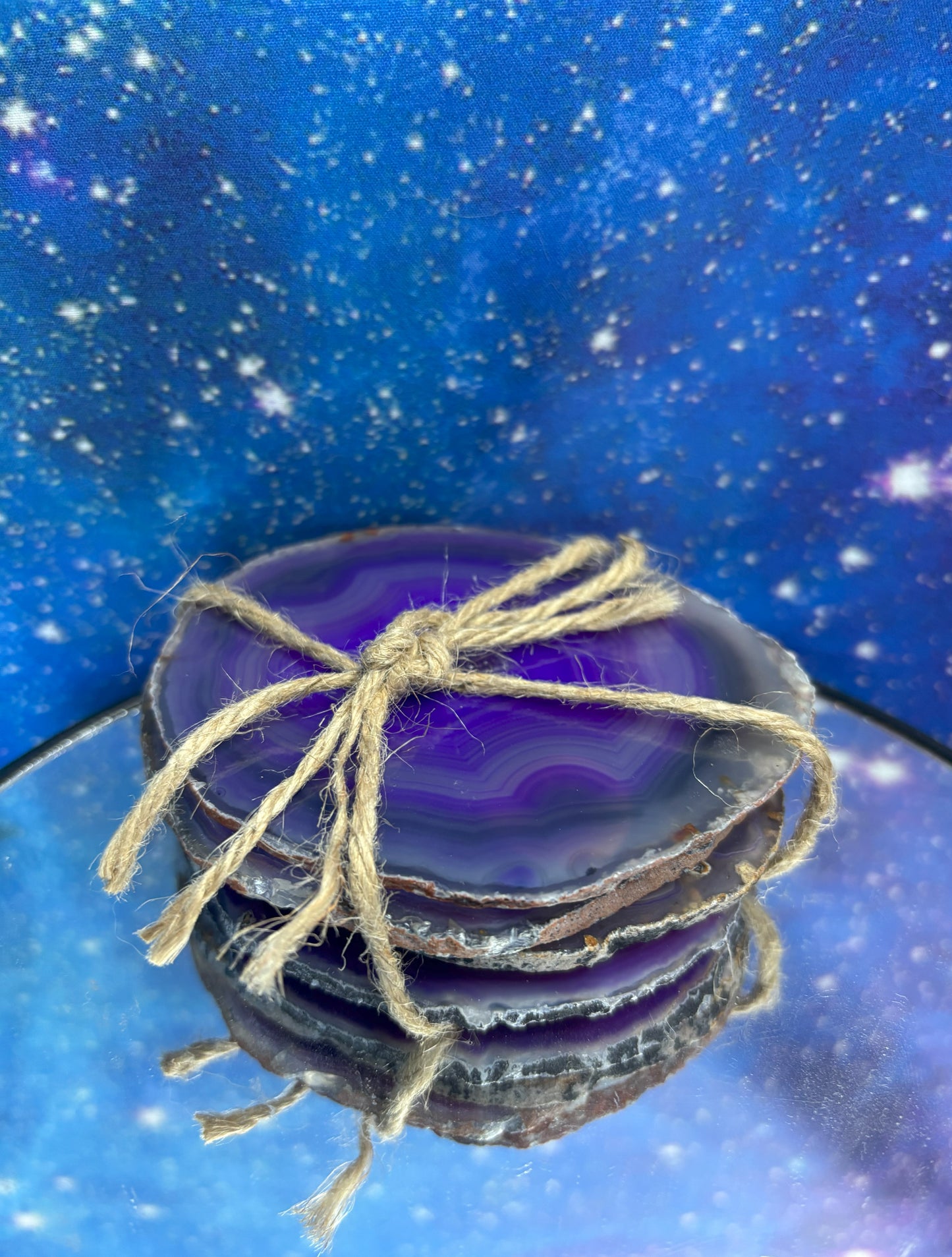 Purple Agate Slice Bundle