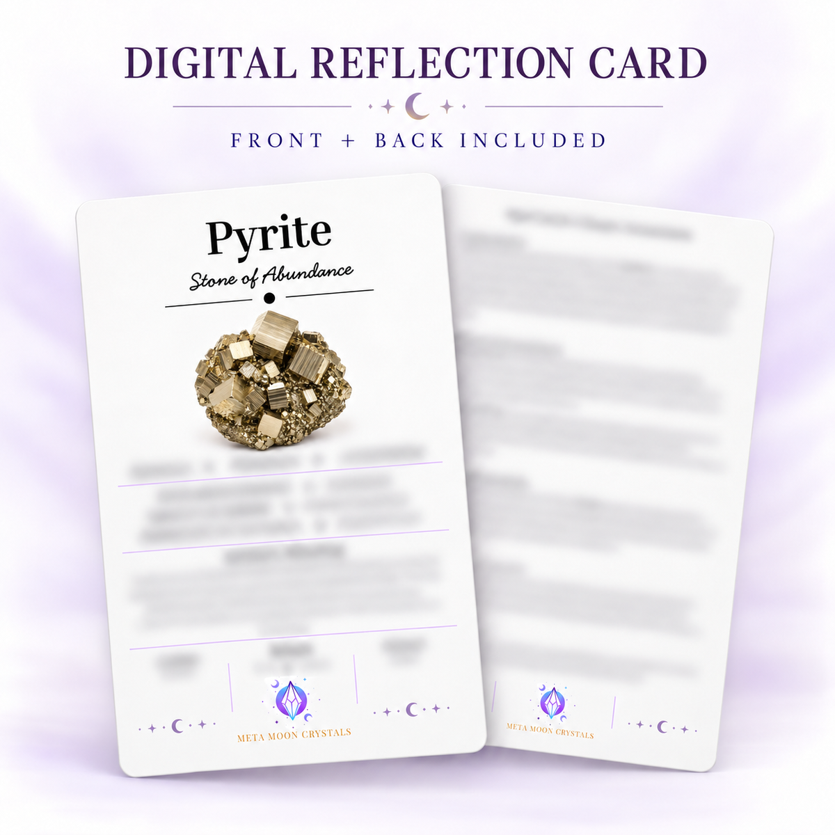 Pyrite Digital Reflection Card