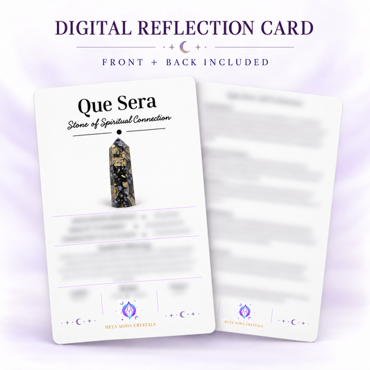 Que Sera Digital Reflection Card