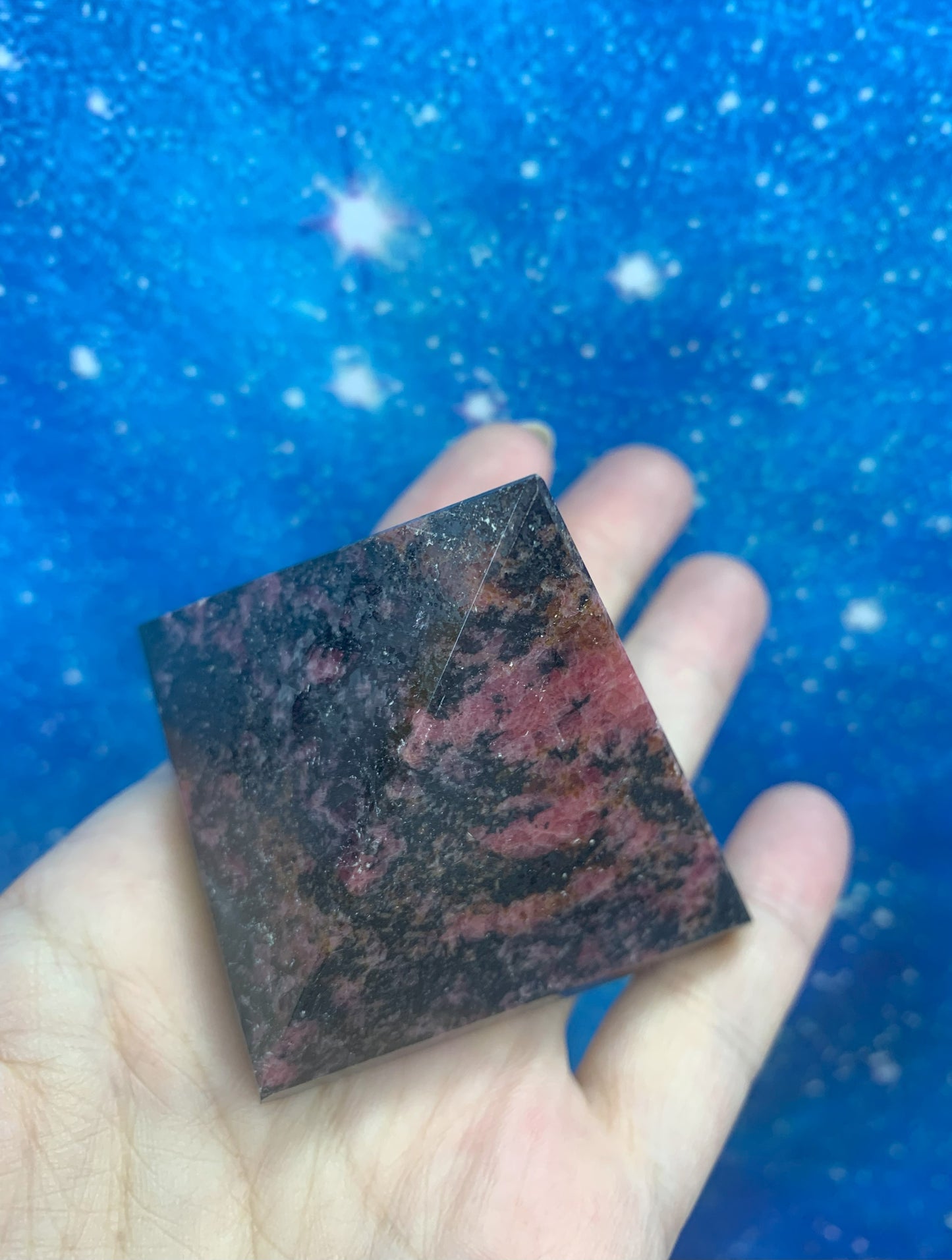 Rhodonite Pyramid