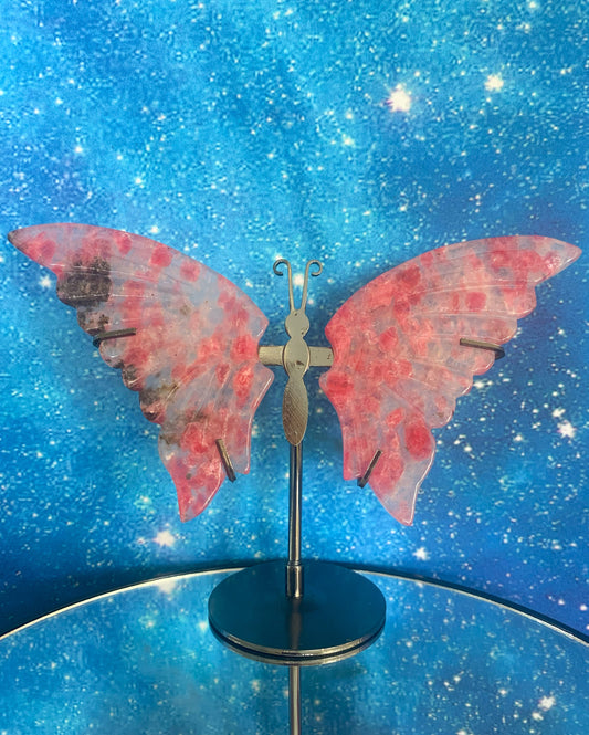 Rhodonite Butterfly