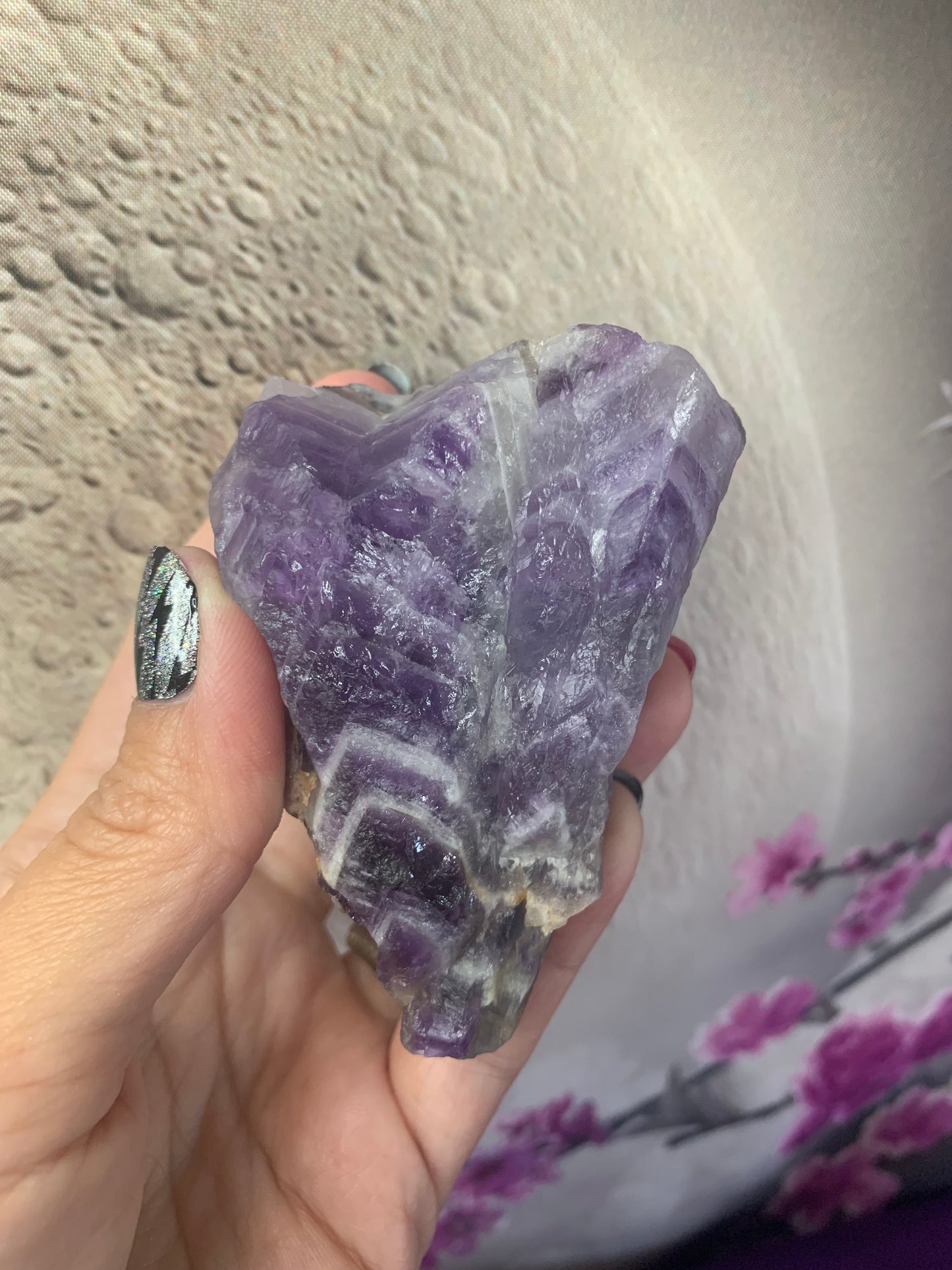 Rough Chevron Amethyst