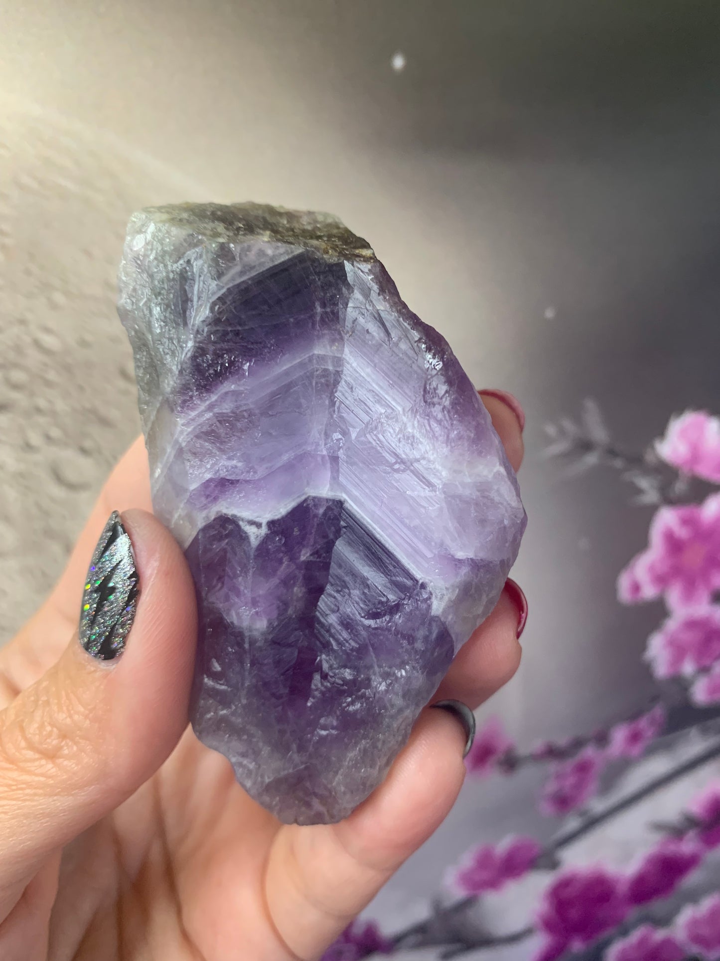 Rough Chevron Amethyst