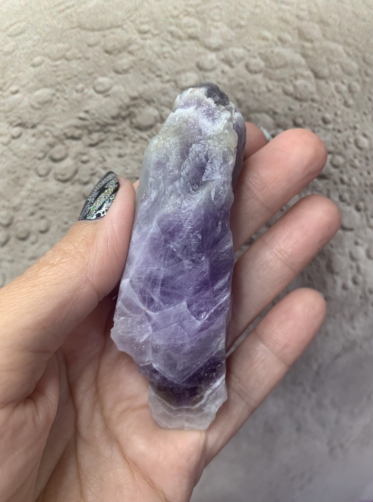 Rough Chevron Amethyst