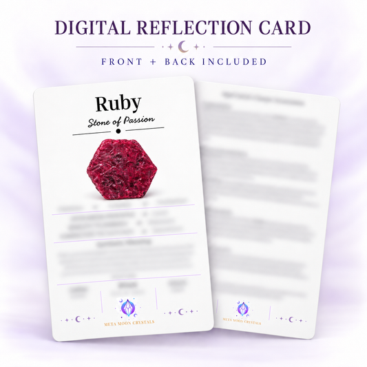 Ruby Digital Reflection Card