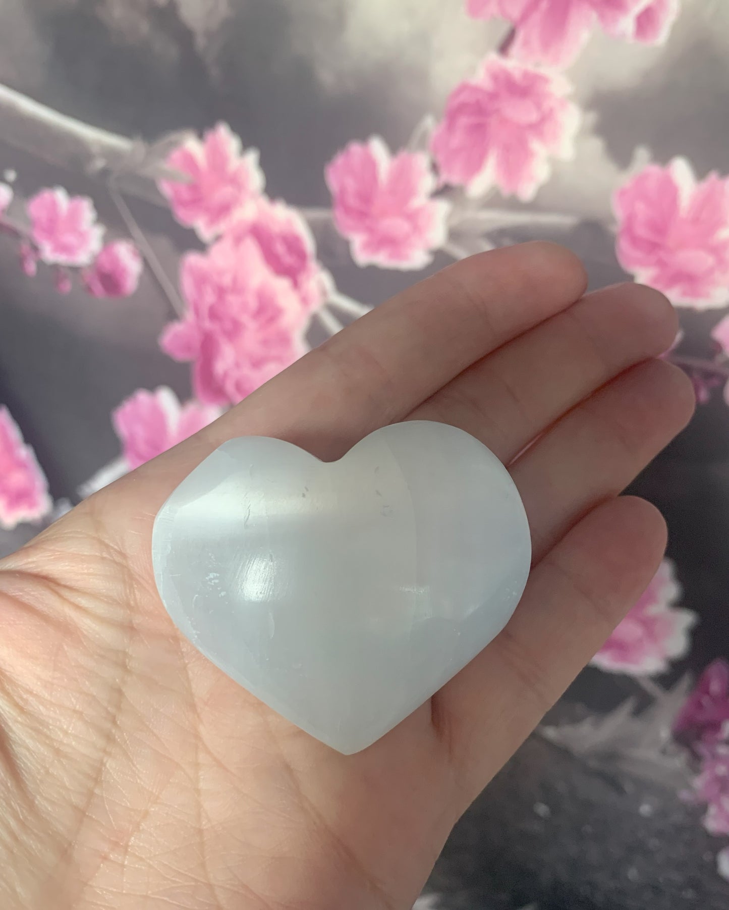 Selenite Heart (small)