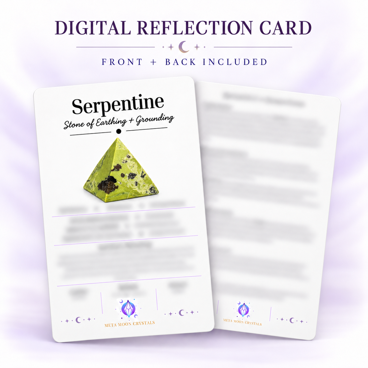 Serpentine Digital Reflection Card