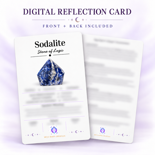 Sodalite Digital Reflection Card