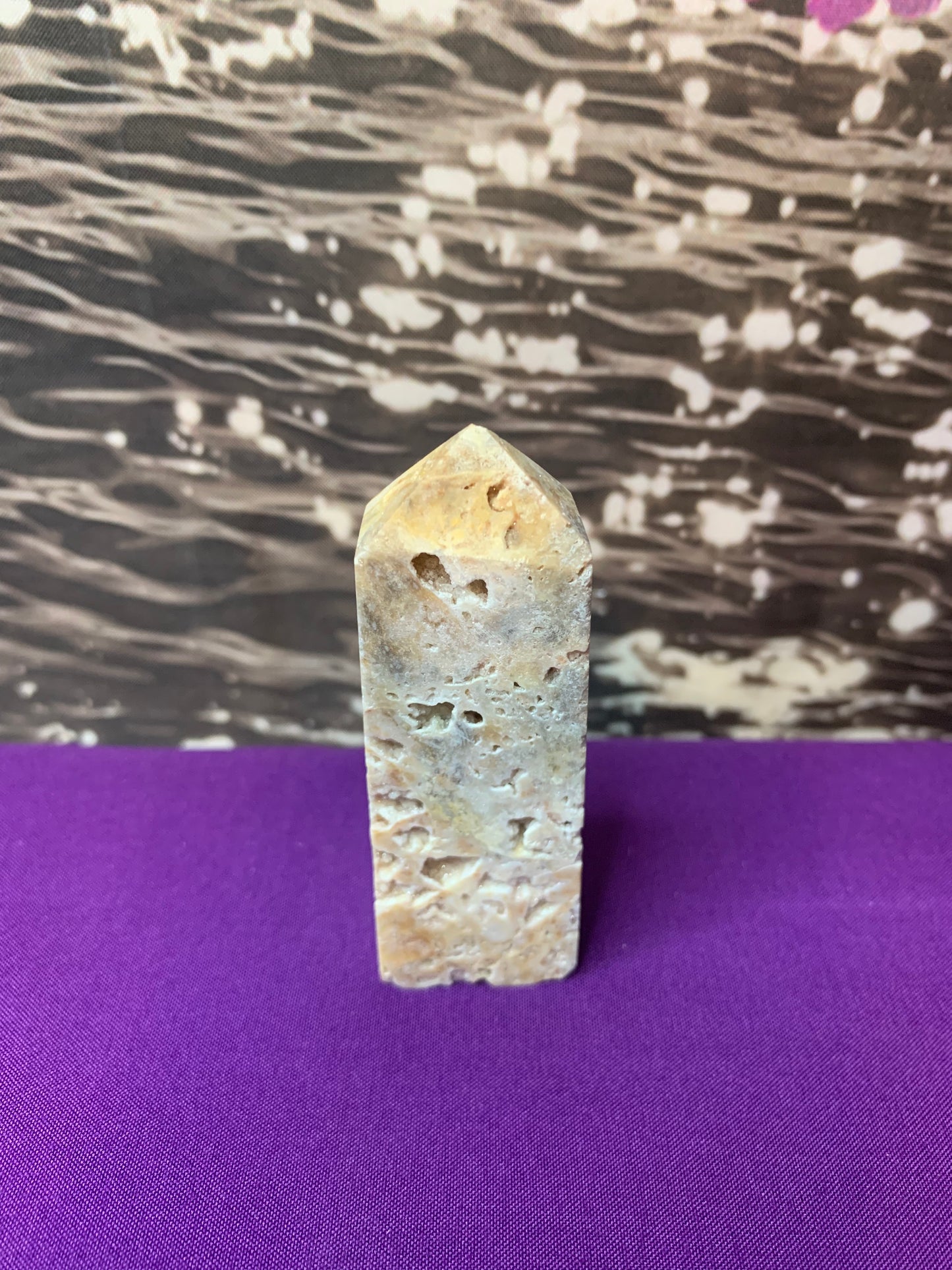 Sphalerite Geode Quartz Tower