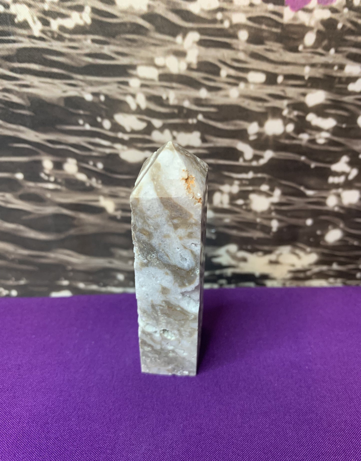 Sphalerite Geode Quartz Tower