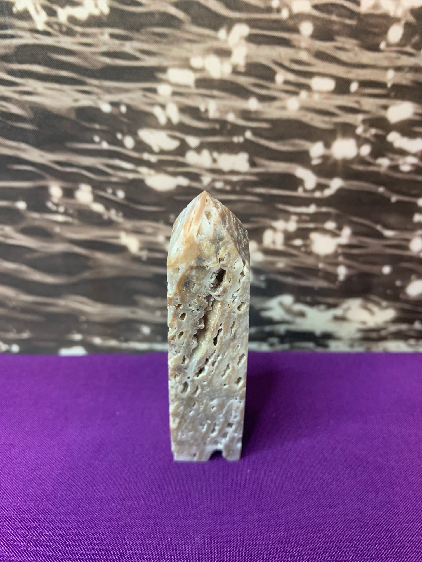 Sphalerite Geode Quartz Tower