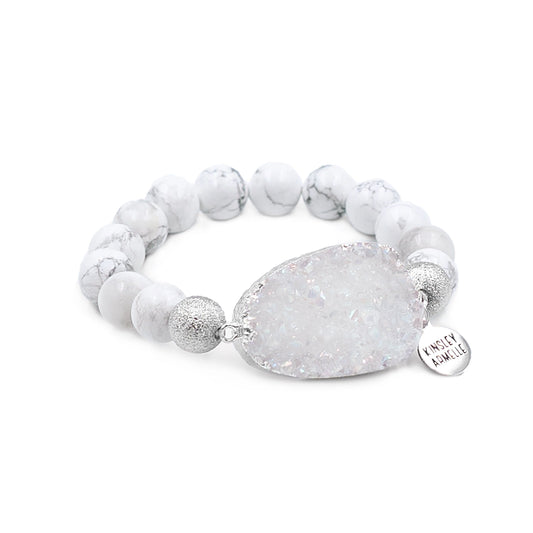 Eira Silver Pepper Quartz Bracelet