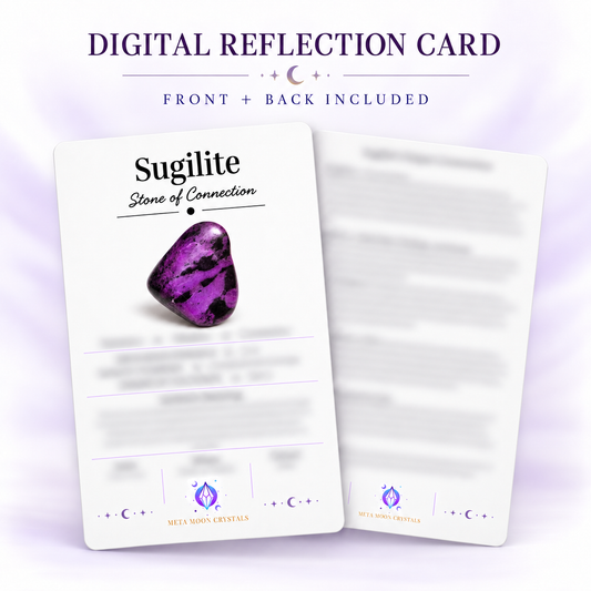 Sugilite Digital Reflection Card