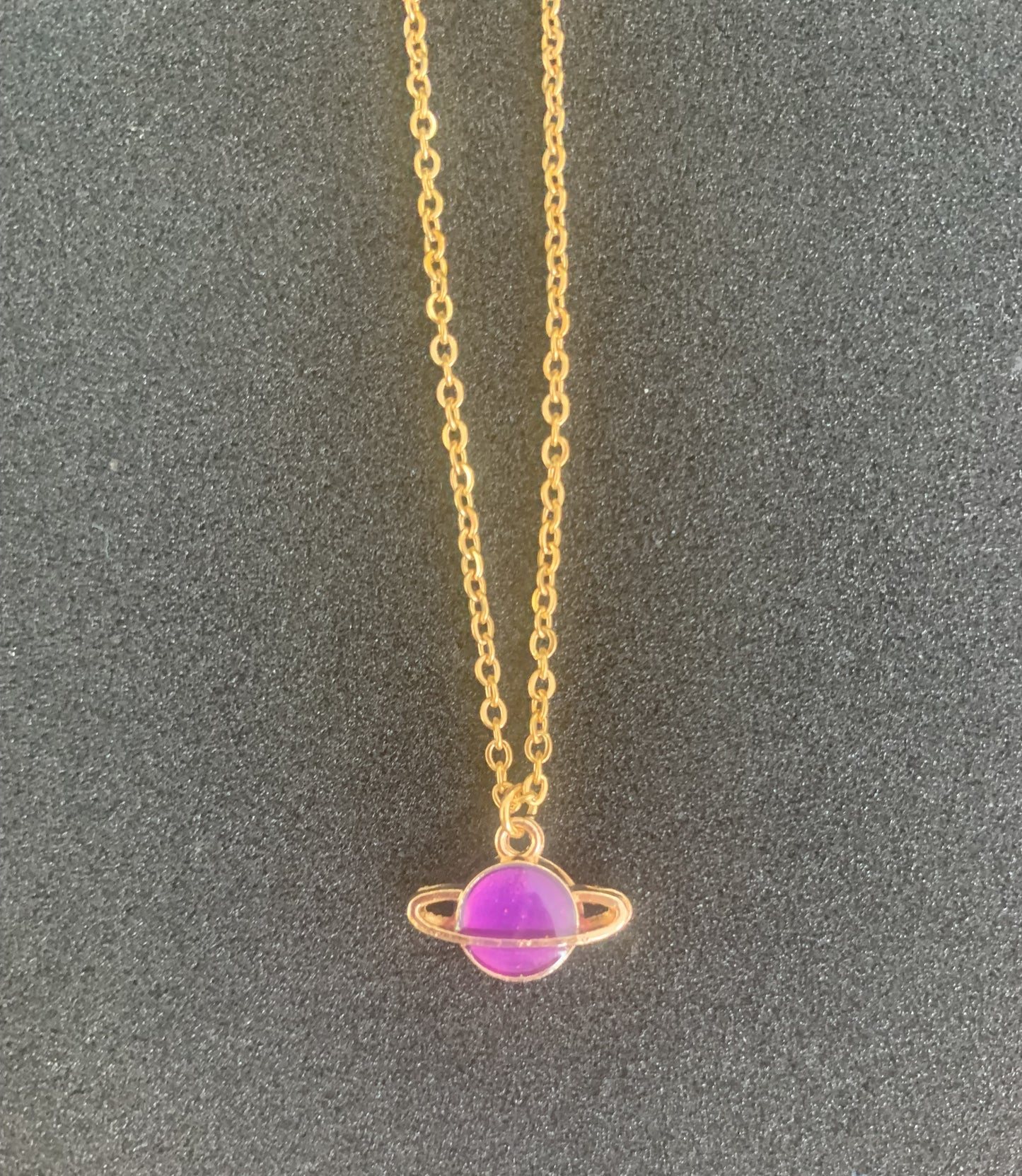 Purple Planet Necklace