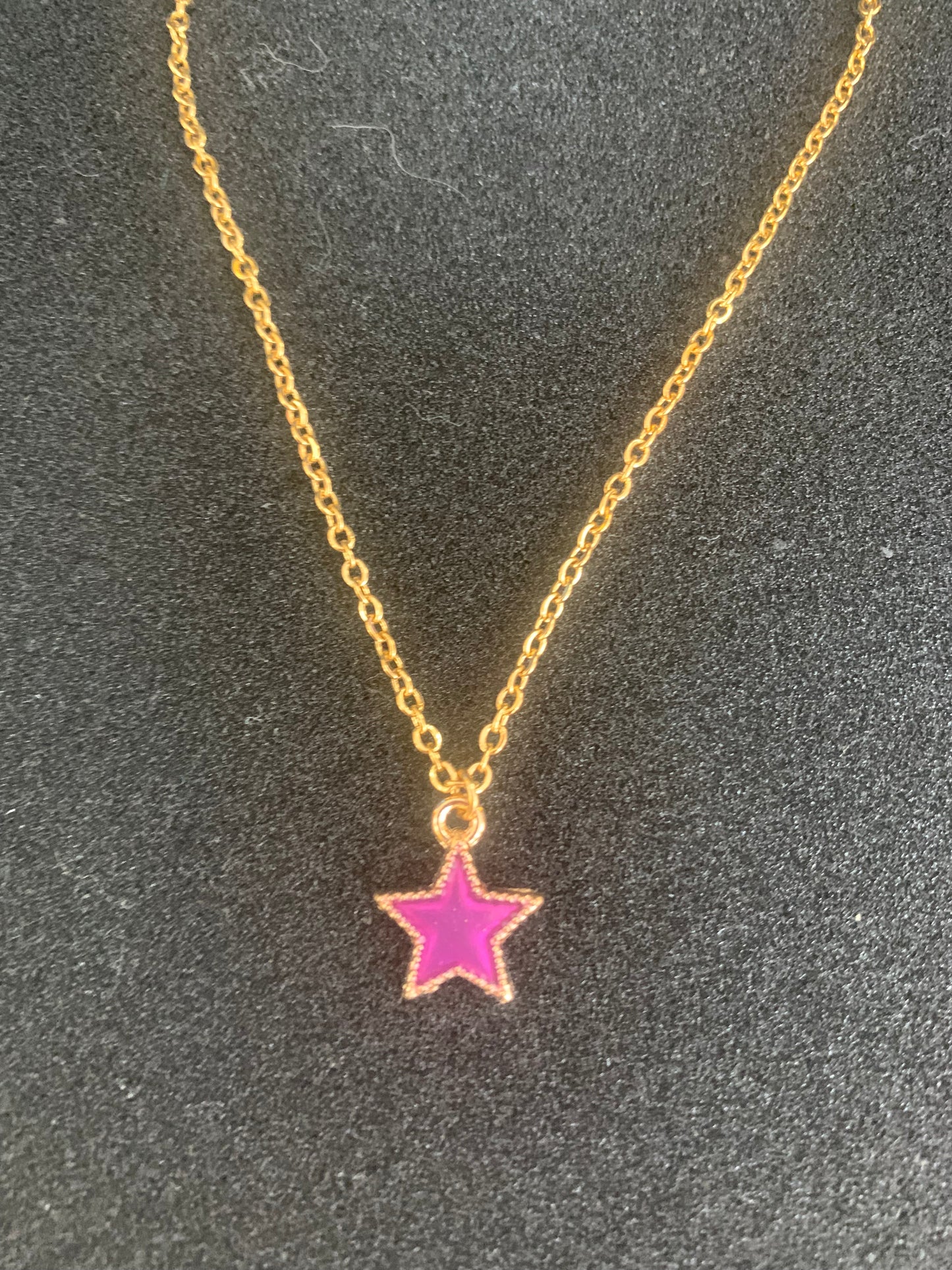 Purple Star Necklace