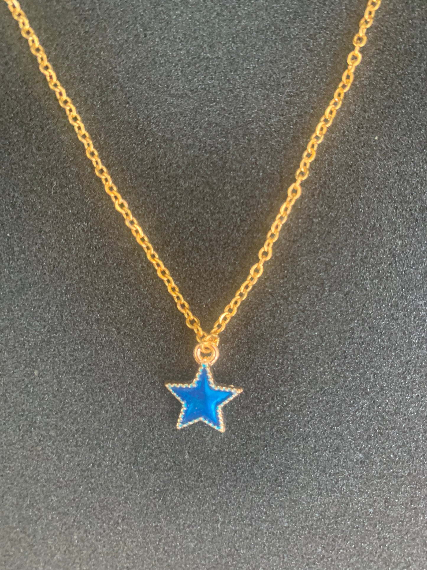 Blue Star Necklace