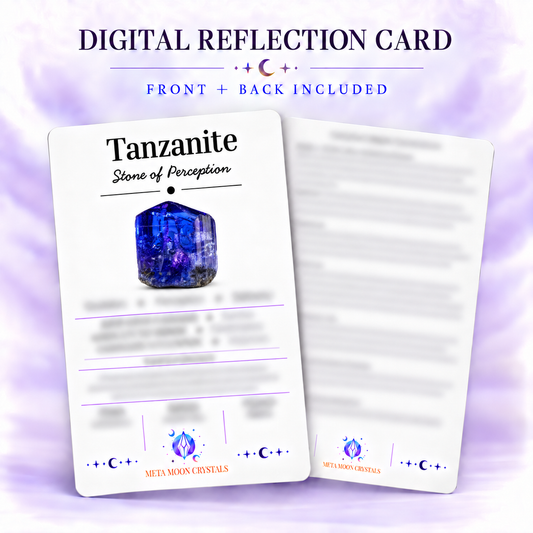 Tanzanite Digital Reflection Card