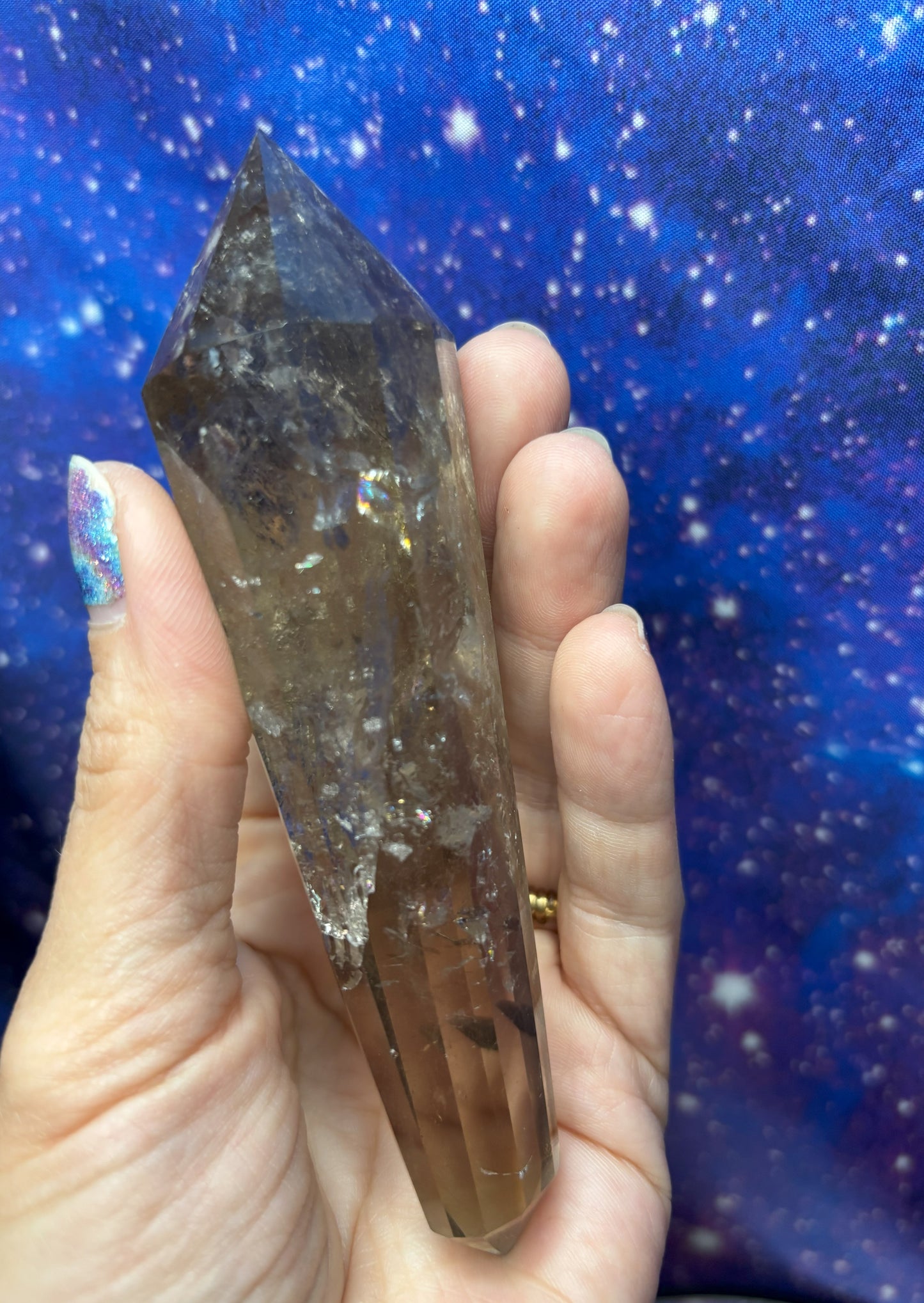 5" Smoky Quartz Vogels