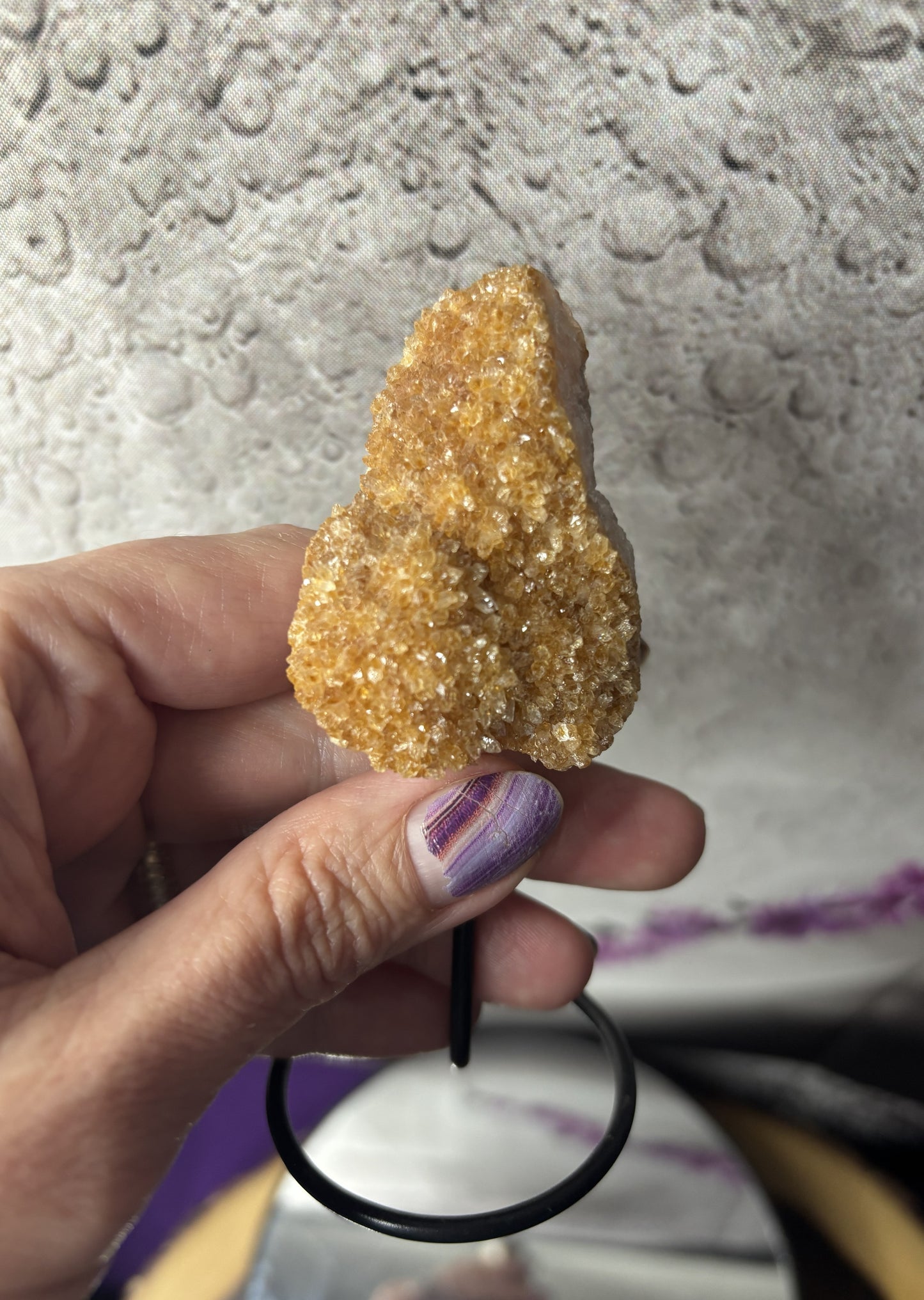 Mini Citrine on Stand