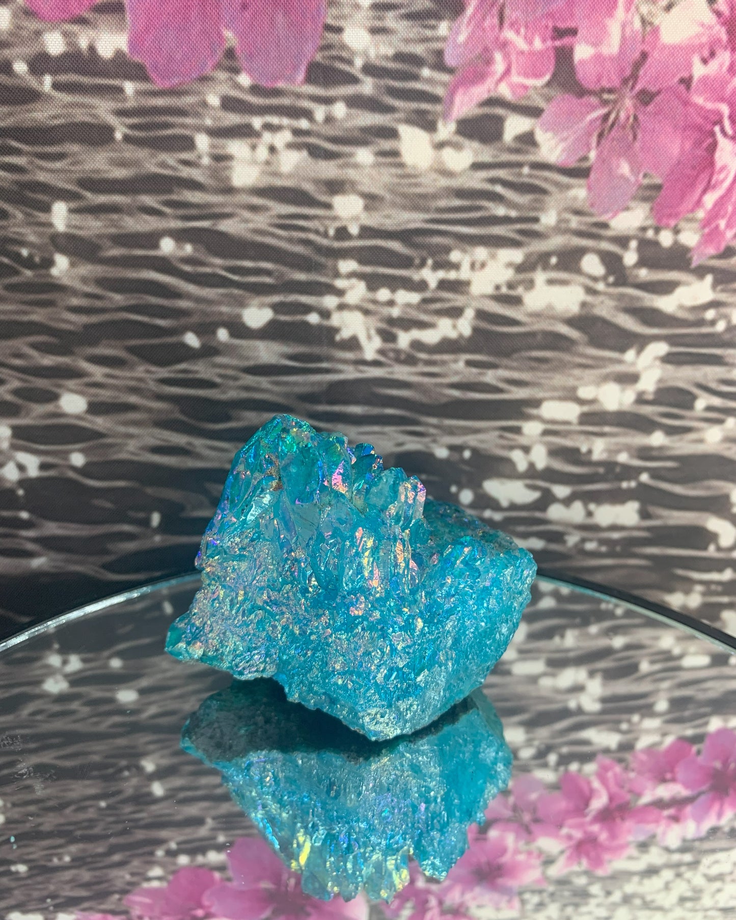 Teal Aura Quartz