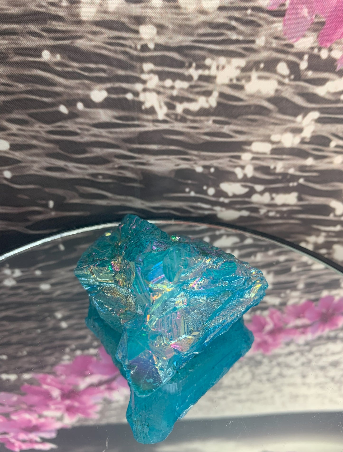 Teal Aura Quartz