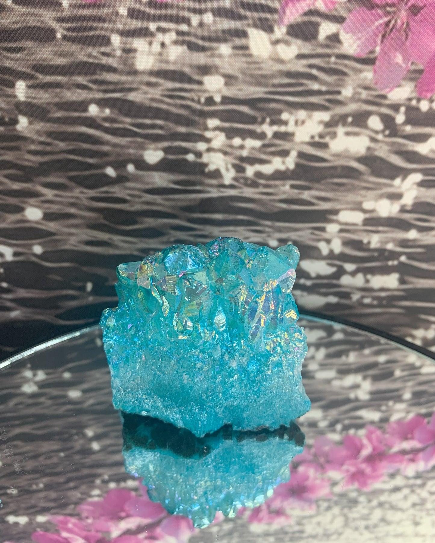 Teal Aura Quartz