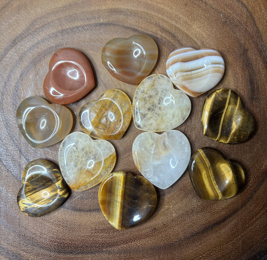 Worry Stone Hearts